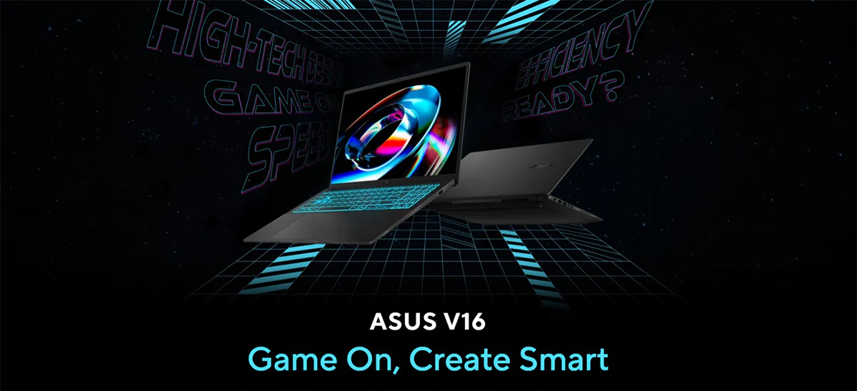 ASUS V16 V3607VU-RP038W Intel Core 5 210H 16GB RAM 512GB SSD RTX 4050 Graphics 16" Display Gaming Laptop ASUS V16 V3607VU-RP038W Intel Core 5 210H 16GB RAM 512GB SSD RTX 4050 Graphics 16" Display Gaming Laptop